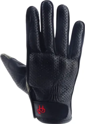 Imagen del producto de Guantes de cuero perforado Helstons Leader, color , talla 11 (para hombre)