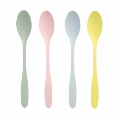 Produktbild von 500x Sorbetlöffel Mehrweg spülmaschinengeeignet stabil 17,5cm Pastelfarben