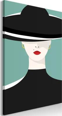 Produktbild von Vlies Leinwandbild - Femininity (1 Part) Vertical 20x30 cm Menschen h-A-0238-b-a
