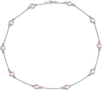 Immagine prodotto di AILORIA LAVANDE Collana "Argento Quarzo Rosa"