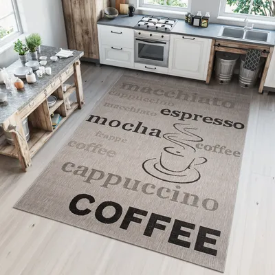Produktbild von Teppich Wohnzimmer Schlafzimmer Sisal Optik Schwarz Silber Modern Design Küche Flur Indoor 160 x 230 cm