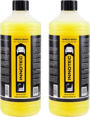 Immagine prodotto di 2 flaconi da 1 litro di INNOTEC Xpress Wash – Detergente per vernici e superfici per il lavaggio e la cura dei veicoli – Rimuove lo sporco stradale, l'olio e il grasso