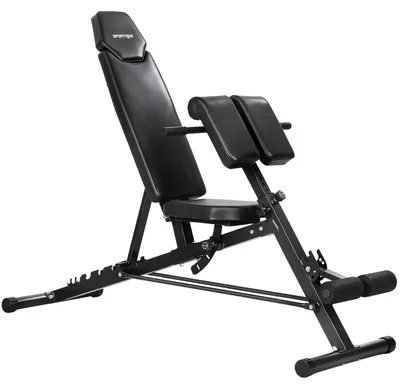 Zdjęcie produktu dla Regulowana ławka | Kolor: czarny | Wymiary: 68,5 x 180 x 93,5 cm