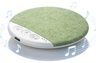 Obrázek produktu pro Bluetooth reproduktor do polštáře na spaní, reproduktor pod polštář s uklidňujícím bílým šumem a zvukem v hi-fi kvalitě, přenosný reproduktor do polštáře, inteligentní časovač spánku (zelený)