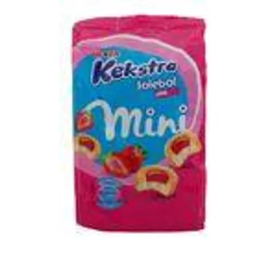 Ülker Kekstra Mini Erdbeer-Jelly-Kuchen – 10 einzeln verpackte Mini-Kuchen mit cremiger Füllung und Erdbeerjelly, 150 g