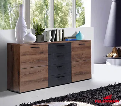 Produktbild von Sideboard Kommode schwarzeiche / schlammeiche