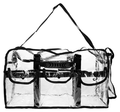 Produktbild von Reise-Make-up Tasche Transparent Groß Multifunktional Tragbar Schwarz
