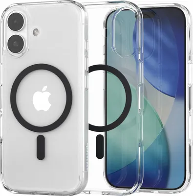 Immagine prodotto di MagSafe SPACECASE Custodia magnetica Clear Mag per iPhone 17 Nero