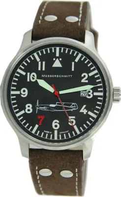 Produktbild von Aristo Herren Messerschmitt Uhr Fliegeruhr 'Rote 7' Ref. 109-42R7