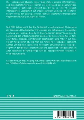 Produktbild von Gibt es Theologie im Alten Testament?