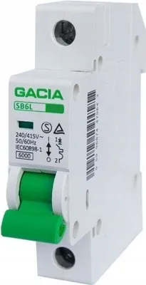 Image de Disjoncteur GACIA, disjoncteur automatique unipolaire, 32 A, B