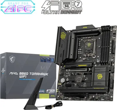 Zdjęcie produktu dla Płyta główna MSI MAG B860 TOMAHAWK WIFI Intel B860 LGA 1851 (Socket V1) ATX