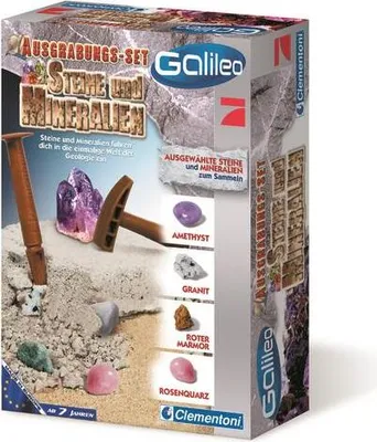 Produktbild von Clementoni Galileo Ausgrabungsset Steine und Mineralien