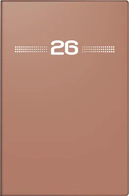 Produktbild von rido/idé 7015202016 | Taschenkalender Mod. partner/Industrie I 2026 | A7, Kunststoff, caramel