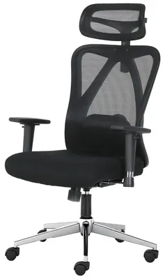 Bürostuhl mit Mesh-Rücken, höhenverstellbar, 125° Wippfunktion