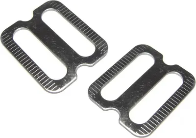 Image de XPEDO Xpedo extension set Milo plaques d'adaptation pour chaussures à semelle fortement profilée, argent (1 paire)
