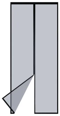 Produktbild von Fliegengitter Tür Magnet Insektenschutz Balkontür 85x200 cm Schwarz