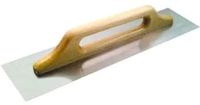 Image de Truelle lisse à deux poignées pour bois, 48 x 14 cm - épaisseur 0,6 mm