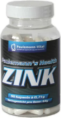 Produktbild von Paulemann-Vital Zink 25 mg - 90 Kapseln
