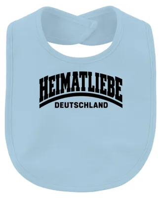 Productafbeelding van Heimatliefde, Duitsland, patriottisme, trots, traditie, retro, vaderland, baby, slabber, lichtblauw