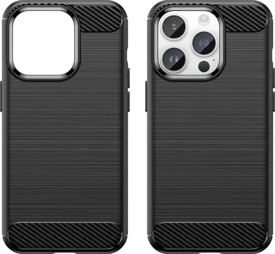 Immagine prodotto di Custodia Cadorabo per Apple iPhone 14 PRO in TPU nero protettivo custodia cover telefono cellulare