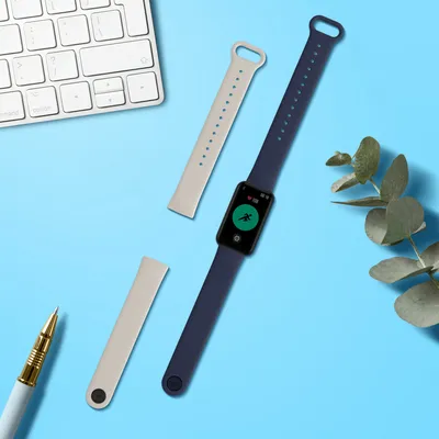 Produktbild von kwmobile 2x Sportarmband kompatibel mit Xiaomi Redmi Smart Band Pro Armband - Fitnesstracker Band Set aus TPU Silikon