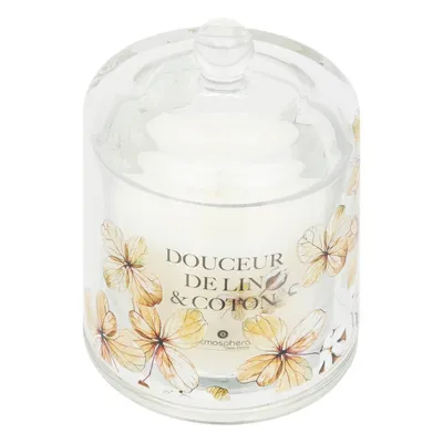 Produktbild von Duftkerze glocke "oudy" 240g leinensüße - Atmosphera créateur d'intérieur