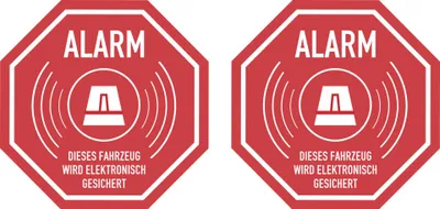 Produktbild von Hermann Schütz Aufkleber ALARM innenklebend