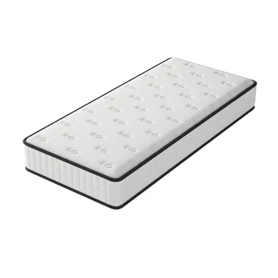 Produktbild von DEWINNER Matratze 90 x 200 cm, Matratze aus Memory-Schaum mit hoher Dichte, mittlere Härte, Dicke 25 cm, hypoallergen, isolierter Schlaf, 7 Zonen