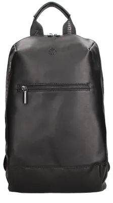 Produktbild von Herrenrucksack schwarz Momo Design Polyurethan mit Reißverschluss Erebus Elite Black B UNICA 40x25x15 cm MO-24PU-BLACK