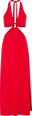 Produktbild von LSCN by Lascana Neckholderkleid cherry-red Größe 44