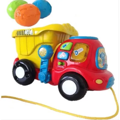 Image de camion à benne coloré