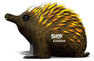 Obrázok produktu pre 3D puzzle Eugy – Ježko – Zvieracie puzzle – Kreatívna hračka