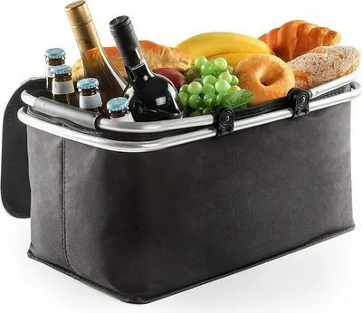 Immagine prodotto di Flamenco Mystique Cestino termico pieghevole, picnic nero 47x27x23cm KP01CZ