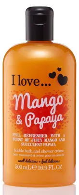 Obrázok produktu pre I Love, Mango & Papaya, Cleansing, Shower Gel, 500 ml