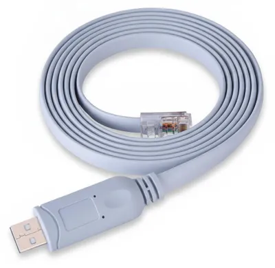 Immagine prodotto di InAndOutdoorMatch - Cavo per console - USB 2.0 a RJ45 - 18 metri, Immagine generata dall'IA