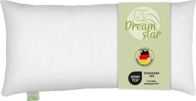 Eco Microfaser Kopfkissen | 40 x 80 cm | DREAMSTAR Eco | Allergiker geeignet