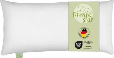 Produktbild von Eco Microfaser Kopfkissen | 40 x 80 cm | DREAMSTAR Eco | Allergiker geeignet