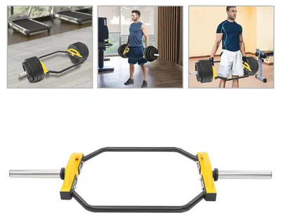 Zdjęcie produktu dla Sześciokątna, krótka sztanga do hantli, wytrzymałość do 150 kg