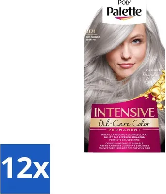 Zdjęcie produktu dla Poly Palette – Farba do włosów – U71 Czysty srebrnoszary – 115 ml – opakowanie ekonomiczne – 12 sztuk