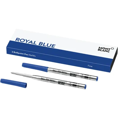 Produktbild von Montblanc 116212, Blau, Fein, Blau, Silber, Kugelschreiber, Montblanc, 2 Stück(e)