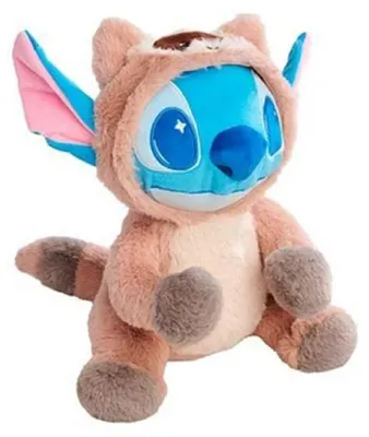 Image de Peluche stitch 30 cm en raton laveur - dessin animé - doudou licence disney