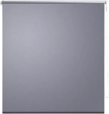 Produktbild von vidaXL Verdunkelungsrollo 164,4 x 175 cm, Stoffbreite 160 cm, grau