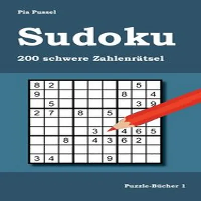 Produktbild von Sudoku 200 schwere Zahlenrätsel