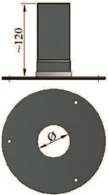 Produktbild von Decken-Rosette