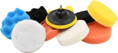 Obrázok produktu pre Leštiace kotúče sada 10ks s unášačom 10cm 10368