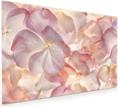 Produktbild von Küchenrückwand Spritzschutz Glas mit Motiv Pastellblütenzauber 40 x 40 cm