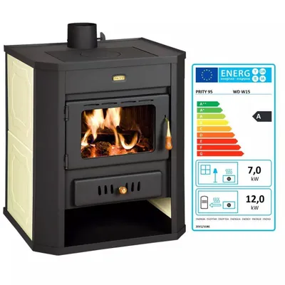 Immagine prodotto di Stufa a legna ad acqua Prity WD W15 7 + 12 kw EEK-A