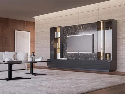 Zdjęcie produktu dla Wohnzimmermöbel Komplette Set 6tlg Designer Wohnwand Holzmöbel Luxus Einrichtung