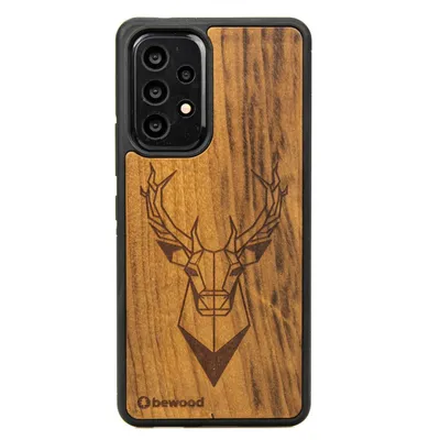 Produktbild von Holzhülle für Samsung Galaxy A53 5G IMBUIA DEER